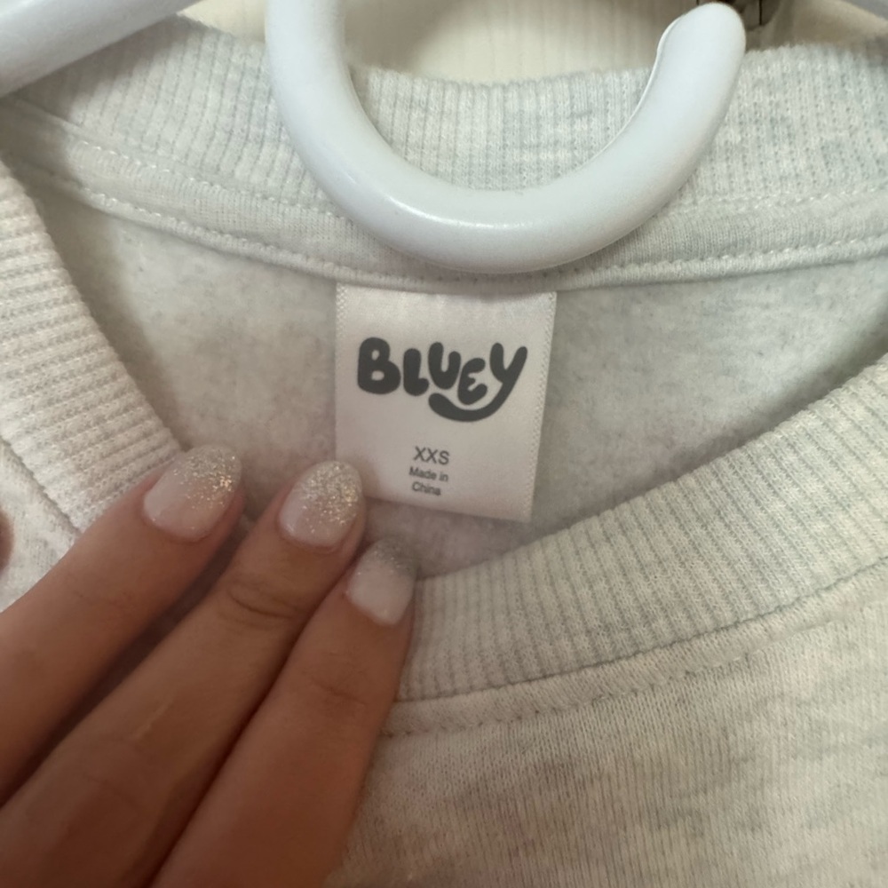 Bluey Gray Cartoon Sweatshirt - Picture 3 of 3